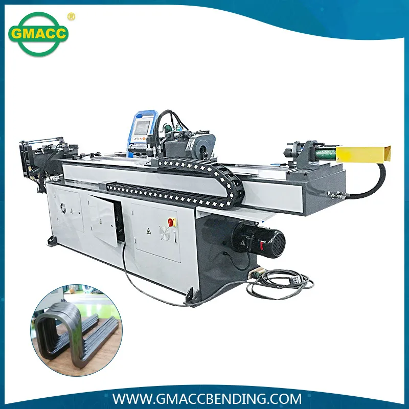 Piegatubi a testa singola GM-Sb-38CNC con certificato CE, piegatubi semi-idraulica